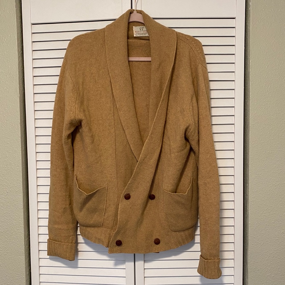 Vintage Wool double breasted cardigan